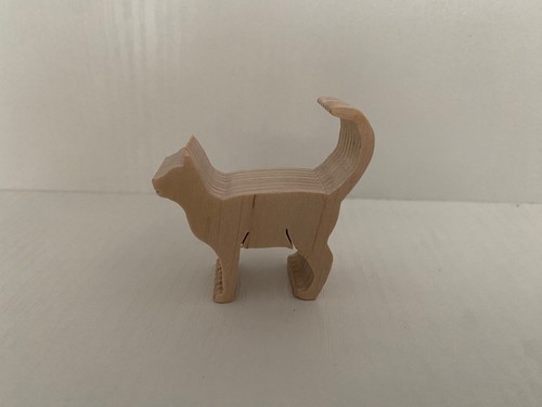Bauernhoftier aus holz - holz, katze