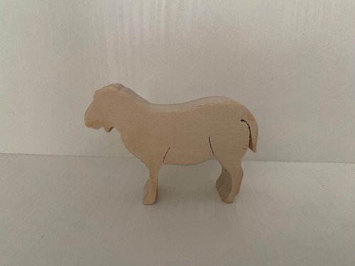 Bauernhoftier aus holz schaf - aus,