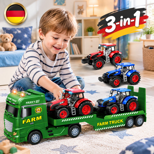 Bauernhof lkw spielzeug - 3-in-1, bauernhof-lkw-spielzeug