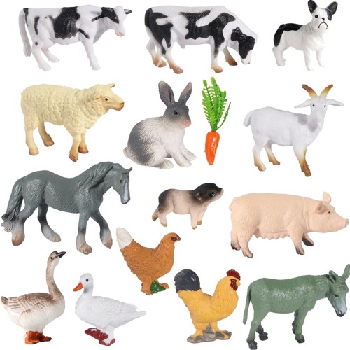 Bauernhof tierfiguren set - tierfiguren, 15