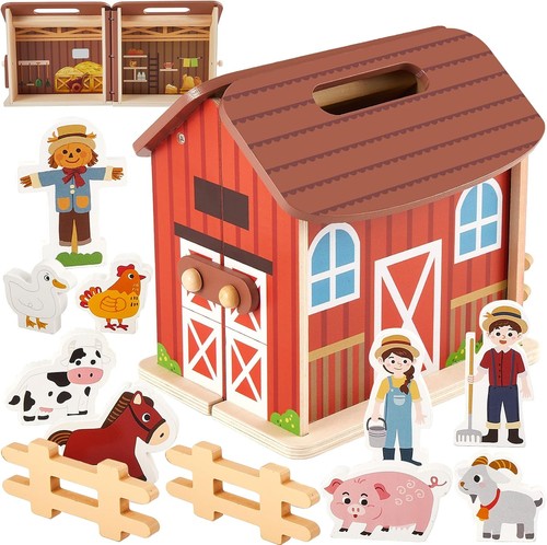 Bauernhof spielzeug holz - bauernhof,