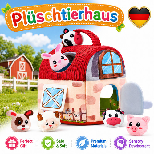 Kleinkinder plüsch bauernhof - kleinkinder,
