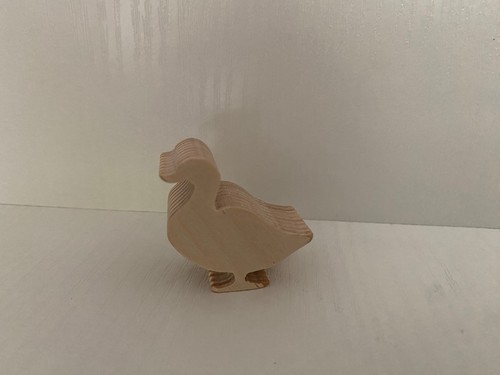Bauernhoftier aus holz - aus, ente
