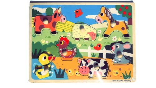 Montessori holz steckpuzzle - montessori, holz-steckpuzzle