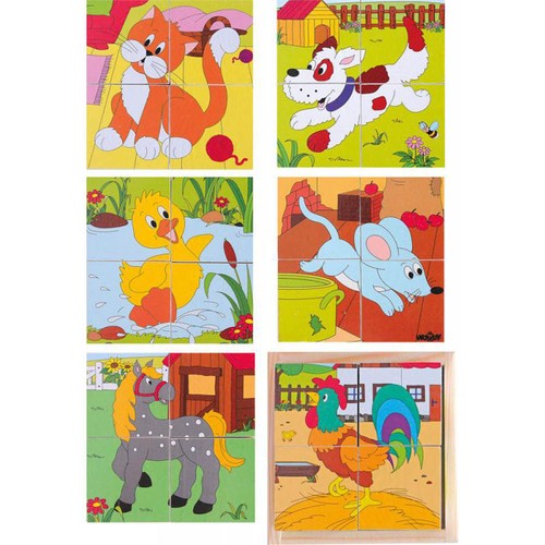 Würfelpuzzle kinder bauernhof - wÜrfelpuzzle,