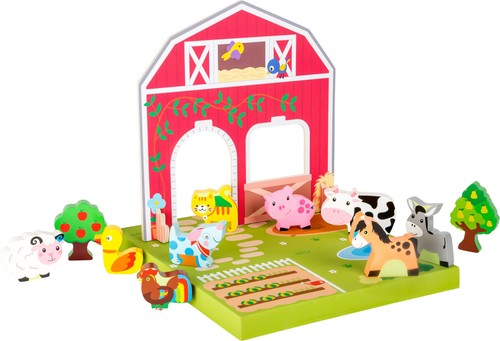 Spielwelt bauernhof holz - spielwelt,